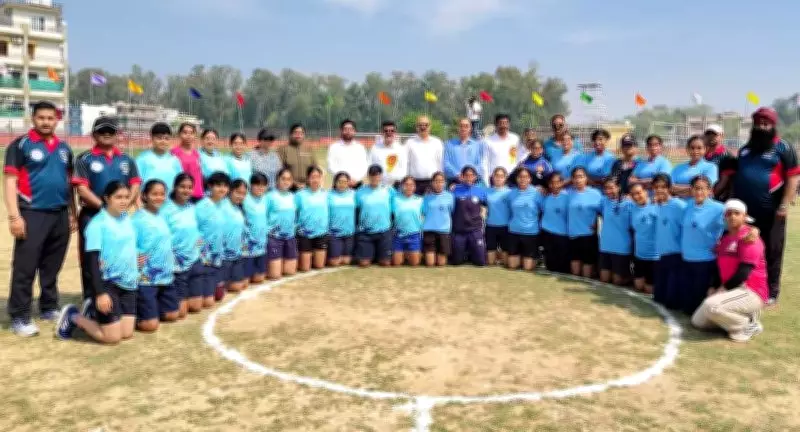 39 Teams Compete for Top Honors at Inter-University Girls Handball Tournament in Una