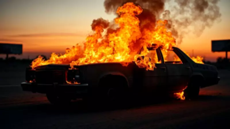 70-Year-Old Man Dies in Car Fire in Chikkaballapur; Police Suspect Suicide