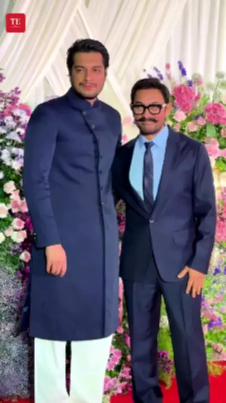 Aamir Khan Attends Rajat Barjatya's Wedding in Mumbai