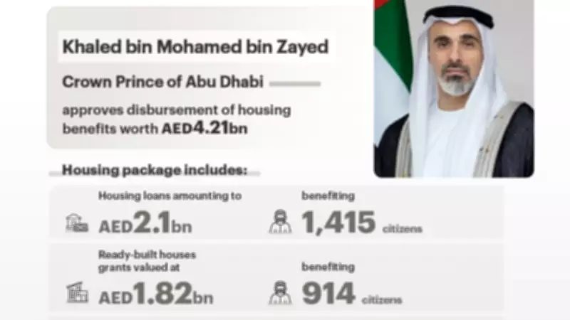 Abu Dhabi Approves AED4.21 Billion Housing Package for 2,652 Citizens Ahead of Eid