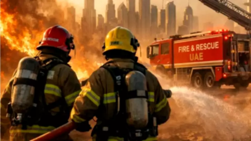 Abu Dhabi Construction Site Fire in Al Mushrif Quickly Contained by Emergency Teams