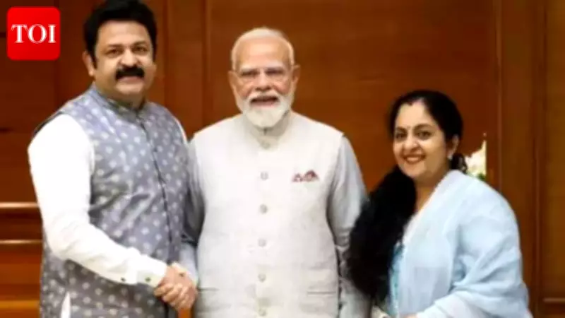 Actor-Politician Krishna Kumar Meets PM Modi, Shares Heartwarming Family Photos