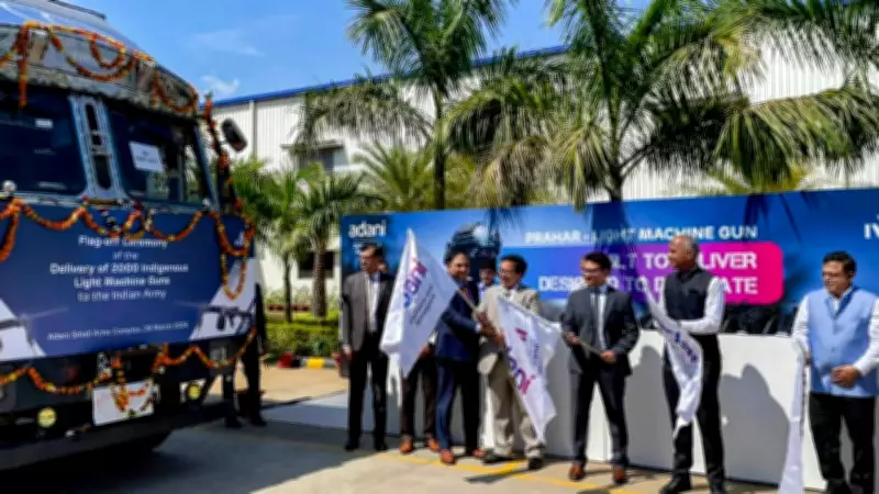 Adani Delivers First Batch of 2,000 Prahar LMGs to Indian Army Ahead of Schedule