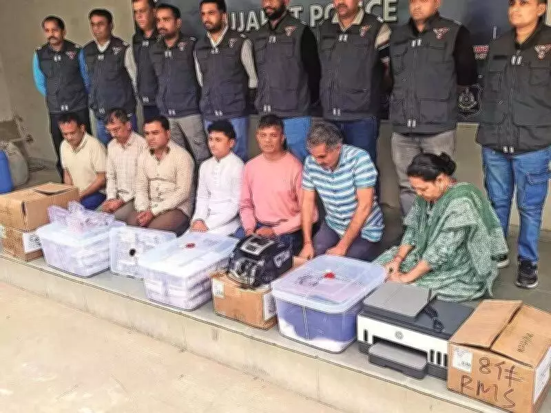 Ahmedabad Fake Currency Racket: Rs 2.38 Crore Seized, Accused Planned Land Deals and Charity Donations