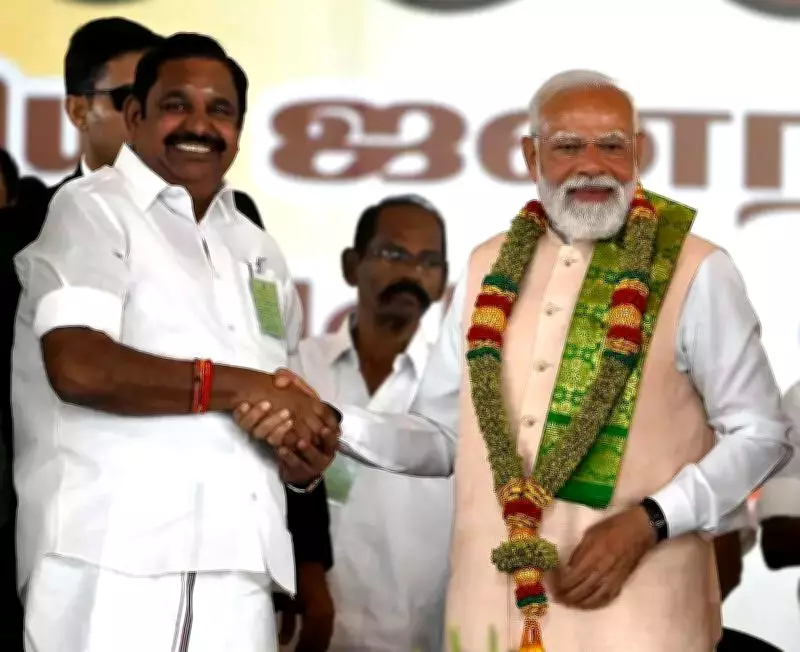 AIADMK's EPS Meets Amit Shah in Delhi to Resolve Seat-Sharing Differences