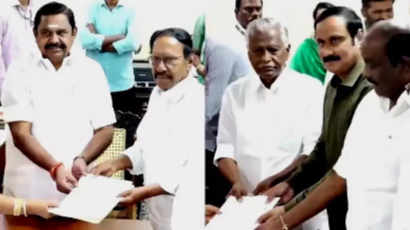 AIADMK's Thambidurai and PMK's Anbumani File Nominations for Rajya Sabha Polls