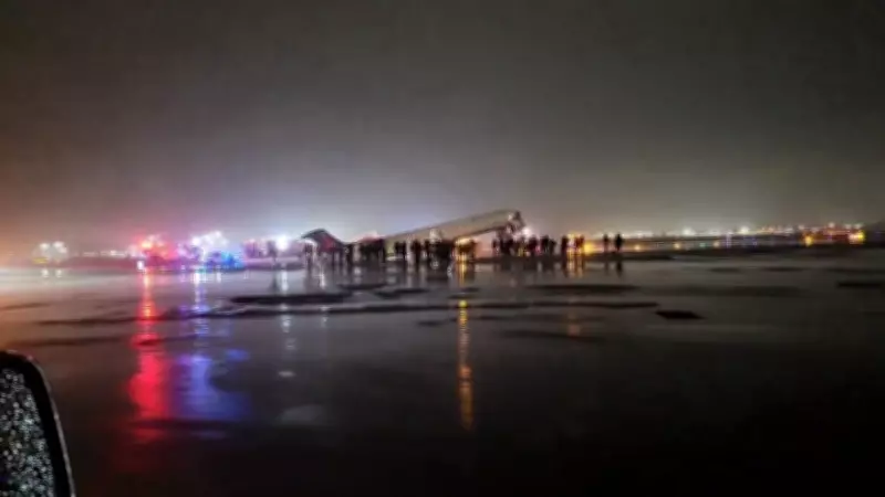 Air Canada Plane Collides with Fire Truck at LaGuardia Airport, Flights Halted