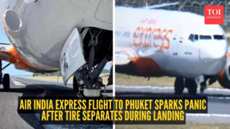 Air India Express Flight's Nose-Wheel Issue Sparks Fear During Phuket Landing