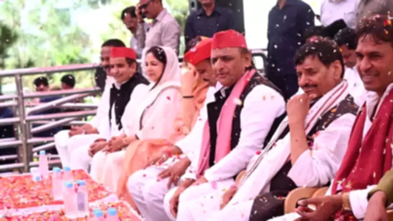 Akhilesh Yadav Celebrates Holi in Saifai, Criticizes BJP and Outlines 2027 Strategy