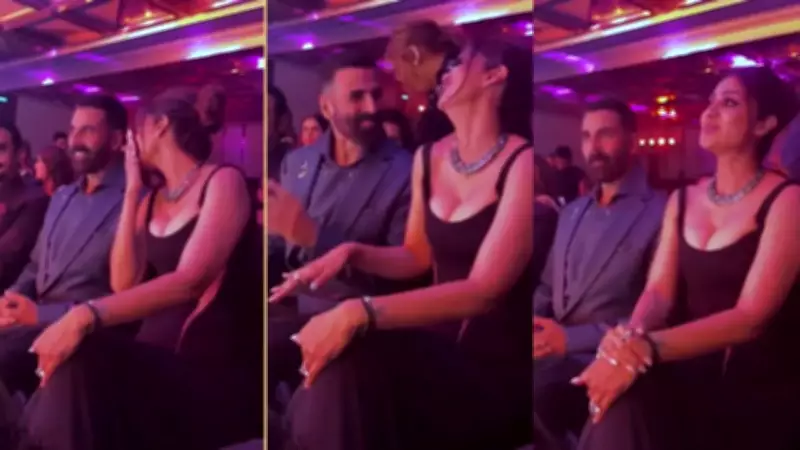 Akshay Kumar and Shilpa Shetty Reunite at Awards Show, Sparking Nostalgia and Fan Frenzy