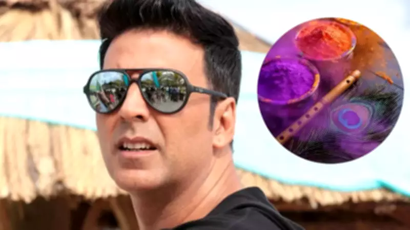 Akshay Kumar Celebrates Holi, Reunites with Priyadarshan for 'Bhooth Bangla'