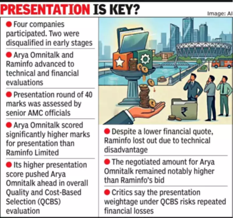 AMC's Rs 2.11 Crore Extra Cost in Tech Tender Sparks QCBS System Debate