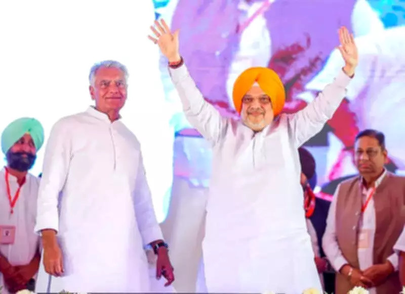 Amit Shah Launches BJP's 2027 Punjab Campaign, Vows to Ban Religious Conversions