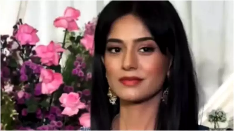 Amrita Rao's Blue Lehenga Steals Spotlight at Barjatya Wedding Reception