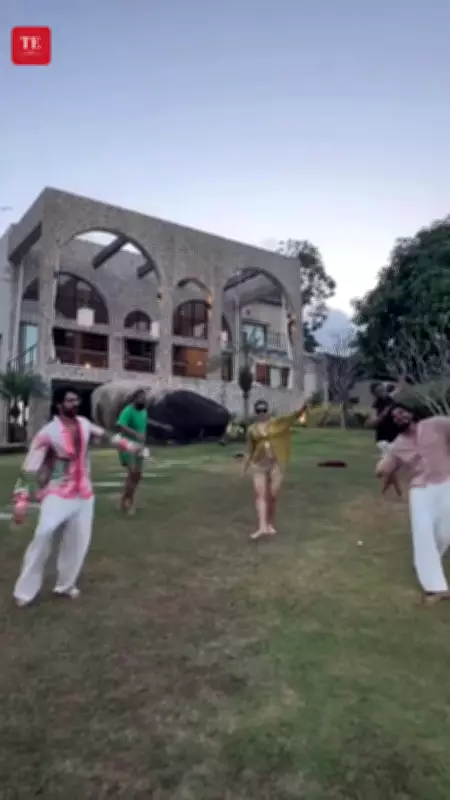 Anand Deverakonda Dances with Brother Vijay and Rashmika at Event