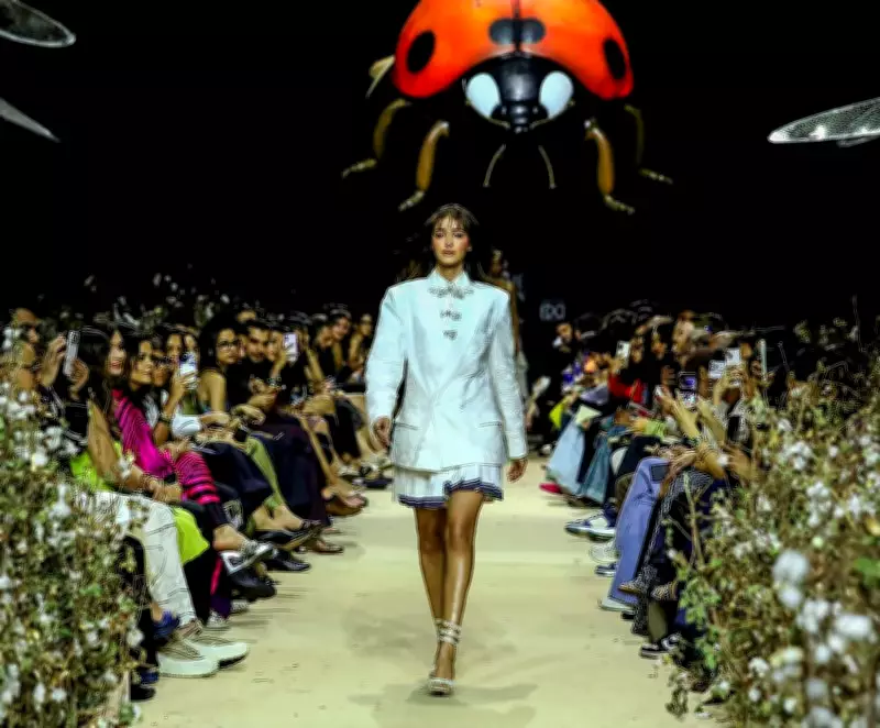 Ananya Panday Shines as Showstopper for Rahul Mishra at Lakme Fashion Week 2026