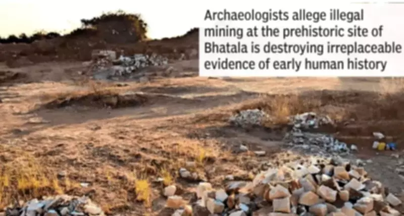 Ancient Stone Age Sites in Maharashtra Face Destruction from Mining and Construction