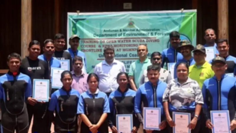 Andaman Makes History with World's First Underwater Scuba Diving Certificate Ceremony