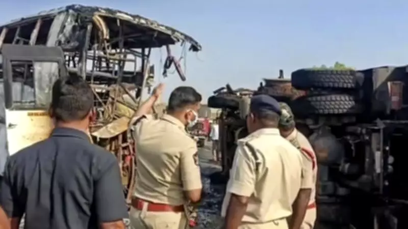 Andhra Pradesh Bus Fire Tragedy: Technical Snag Blamed, HM Orders Probe