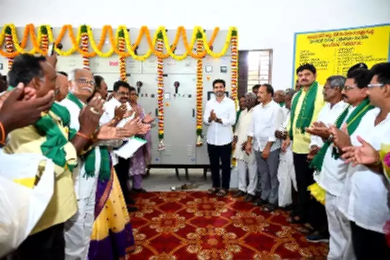 Andhra Pradesh Minister Lokesh Launches ₹294 Crore Flood Wall Project in Tadepalli