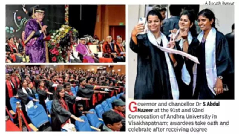 Andhra University Chancellor Urges Campus to Keep Politics at Bay During Convocation