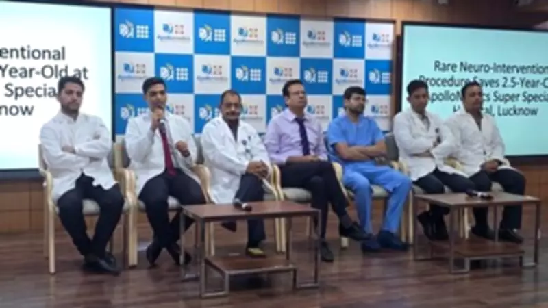ApolloMedics Lucknow Saves Toddler with Rare Emergency Neuro Intervention