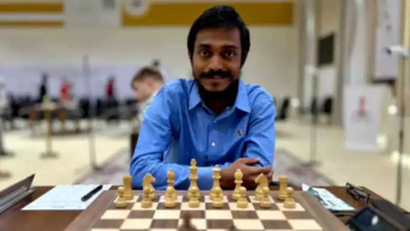 Aravindh Chithambaram Defeats World Champion Gukesh at Prague Chess Festival