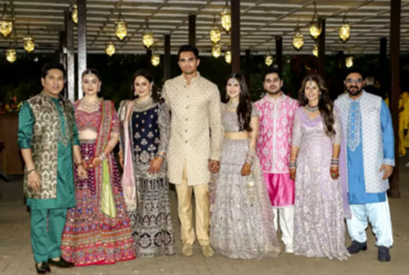 Arjun Tendulkar and Saaniya Chandhok Wedding Festivities Begin with Star-Studded Pre-Wedding Ceremony