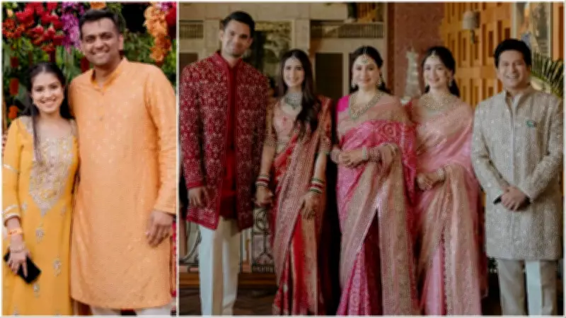 Arjun Tendulkar and Saaniya Chandhok's Wedding Blends Punjabi and Maharashtrian Traditions