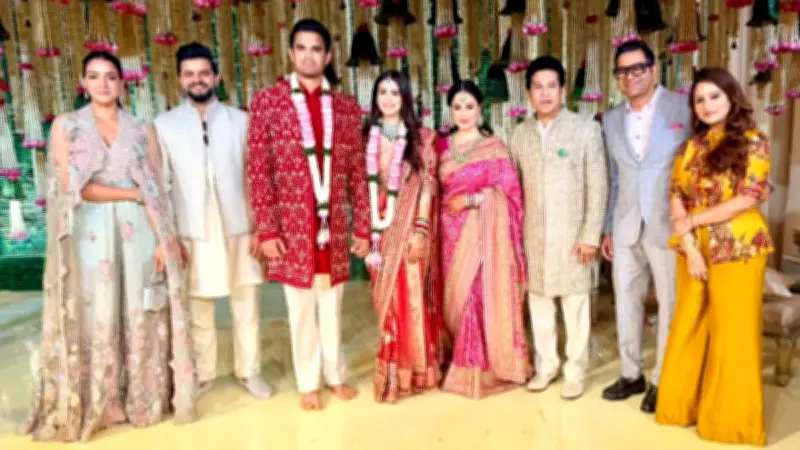 Arjun Tendulkar Marries Saaniya Chandhok in Mumbai Ceremony