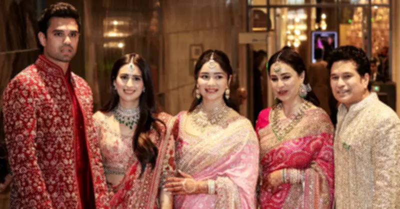 Arjun Tendulkar Weds Saaniya Chandhok: Bollywood & Business Elite Attend Lavish Mumbai Ceremony