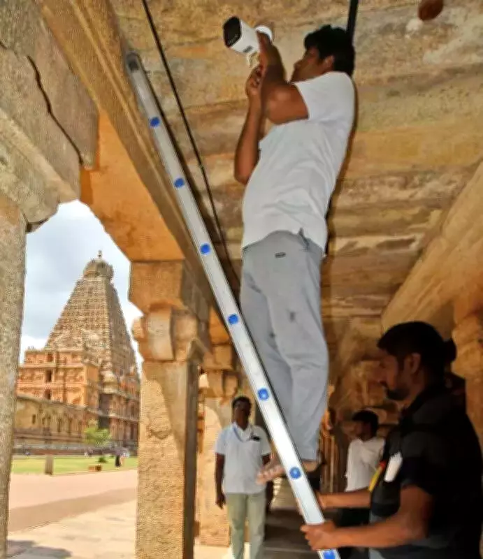 ASI Fortifies Thanjavur's Big Temple with 100 High-Tech CCTV Cameras for Enhanced Security