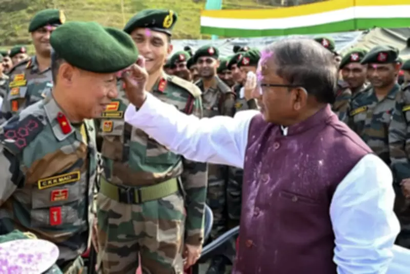 Assam Governor Celebrates Holi with Assam Rifles, Lauds Forces' Sacrifice