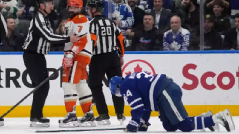 Auston Matthews Injury Mars Toronto Maple Leafs' Comeback Victory Over Ducks