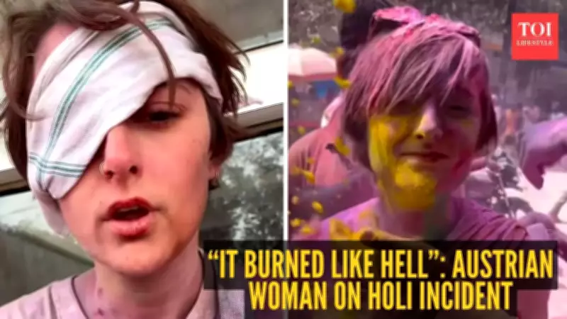 Austrian Tourist's Painful Holi Experience in Vrindavan Sparks Online Safety Debate