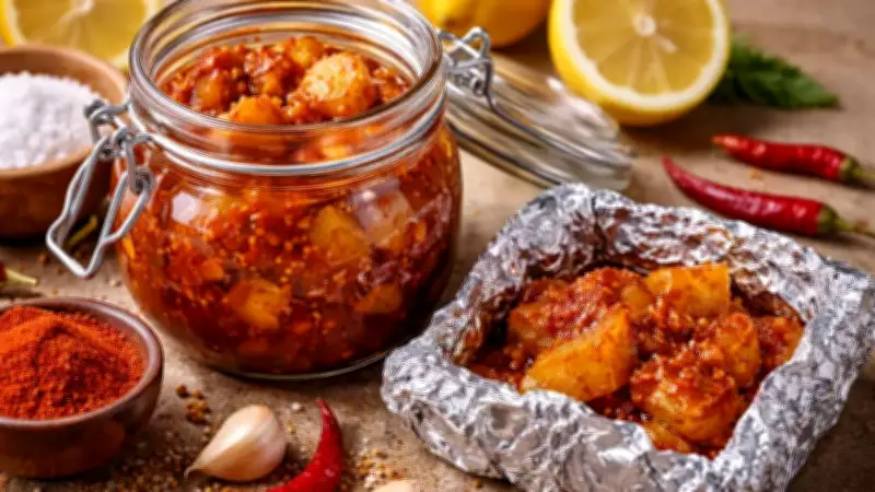Avoid Aluminium Foil for Lemon Pickle: Health Risks and Safe Storage Tips