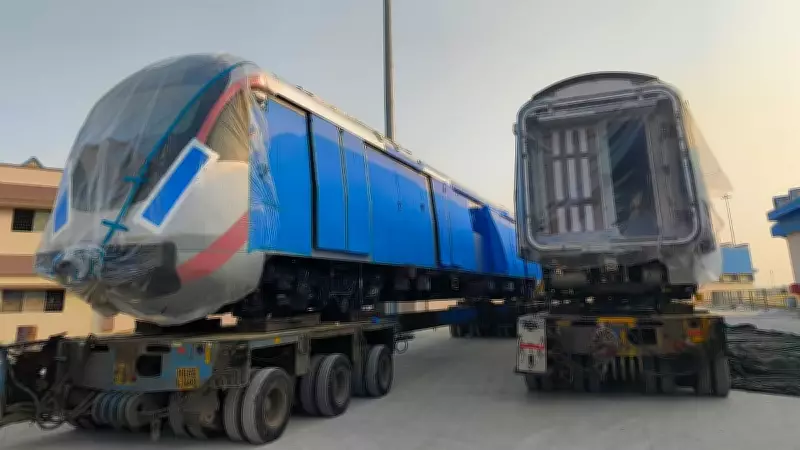 BEML Delivers Fourth Train for Bengaluru's Namma Metro Pink Line