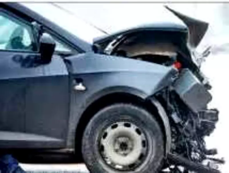 Bengaluru Highway Inferno: Overspeeding Car Rams Truck, Two Injured in Hoskote Blaze