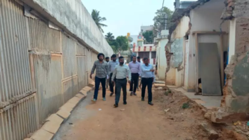 Bengaluru North Corporation Officials Inspect Jakkur Railway Bridge Construction