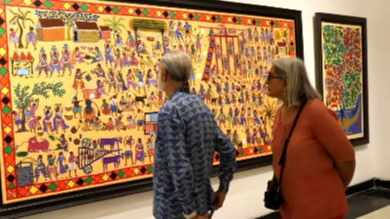 Bhil Tribal Art Exhibition 'Tribal Echoes' Captivates Delhi at Bikaner House