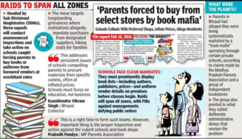 Bhopal Forms 8 Special Teams to Curb School Uniform and Book Sale Exploitation