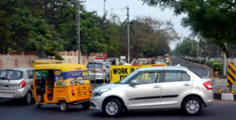 Bhubaneswar's Sachivalaya Marg Nightmare: Concrete Road Upgrade Causes Month-Long Traffic Chaos