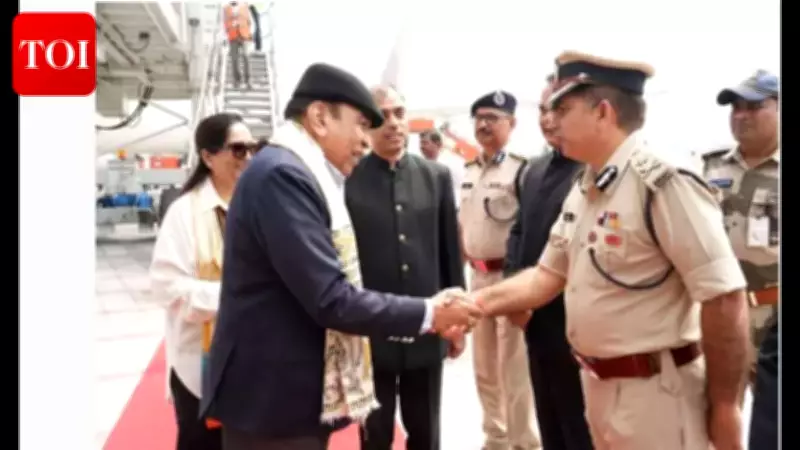 Bihar's New Governor Lt Gen Syed Ata Hasnain Arrives in Patna Ahead of Swearing-In