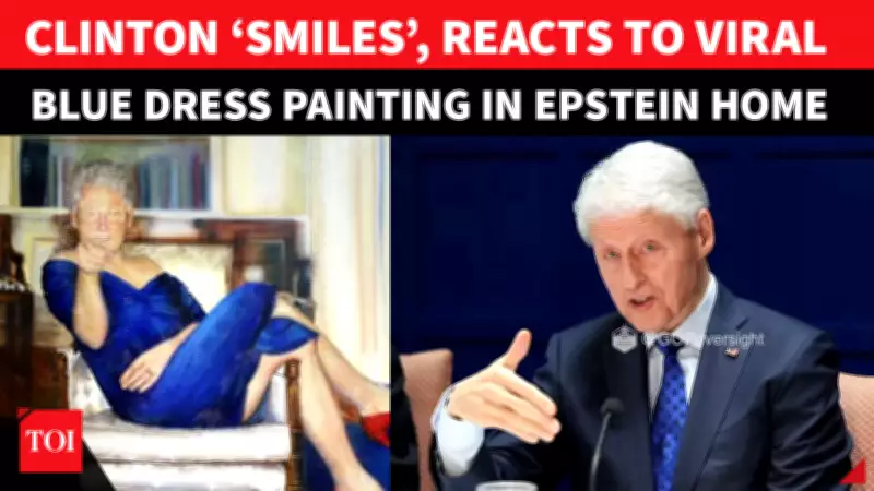 Bill Clinton's Epstein Deposition Erupts Over 'Blue Dress Painting' Reference