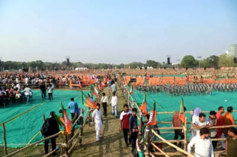 BJP Mobilizes 1 Lakh Supporters for Modi's Brigade Rally in Kolkata