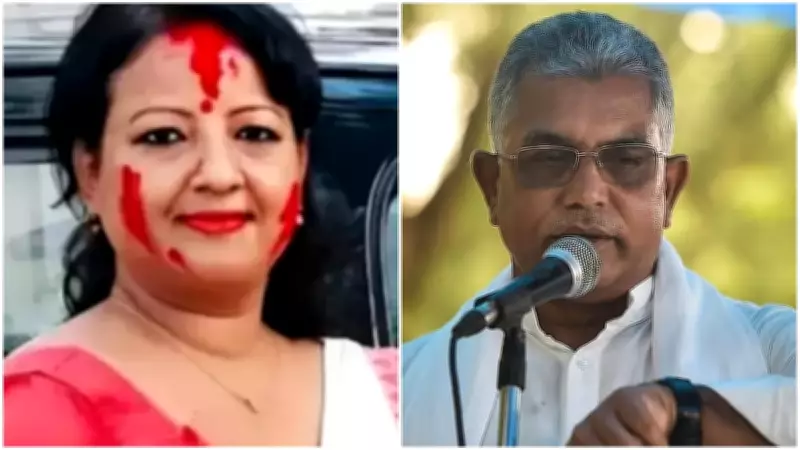 BJP's Dilip Ghosh Campaigns in Kharagpur Amid Family Discord Over Dynastic Politics