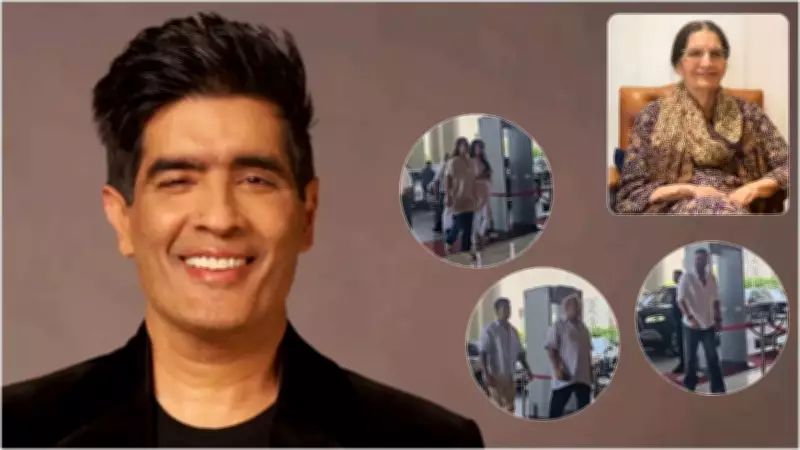 Bollywood Stars Gather to Honor Manish Malhotra's Mother at Prayer Meet