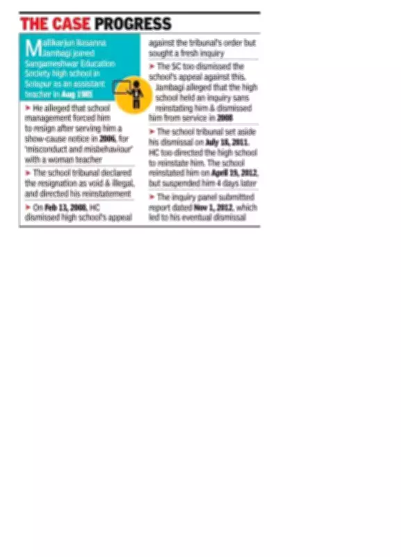 Bombay High Court Overturns Teacher's Dismissal, Orders Reinstatement with Back Wages