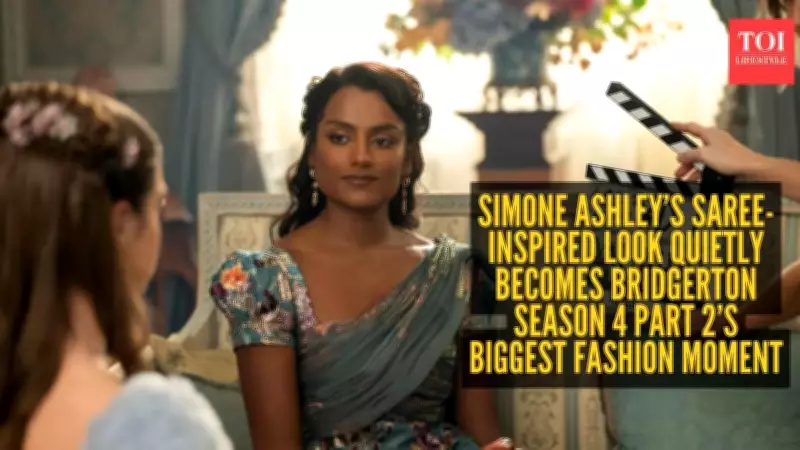 Bridgerton Season 4 Part 2: Simone Ashley's Saree-Inspired Gown Sparks Desi Fan Frenzy