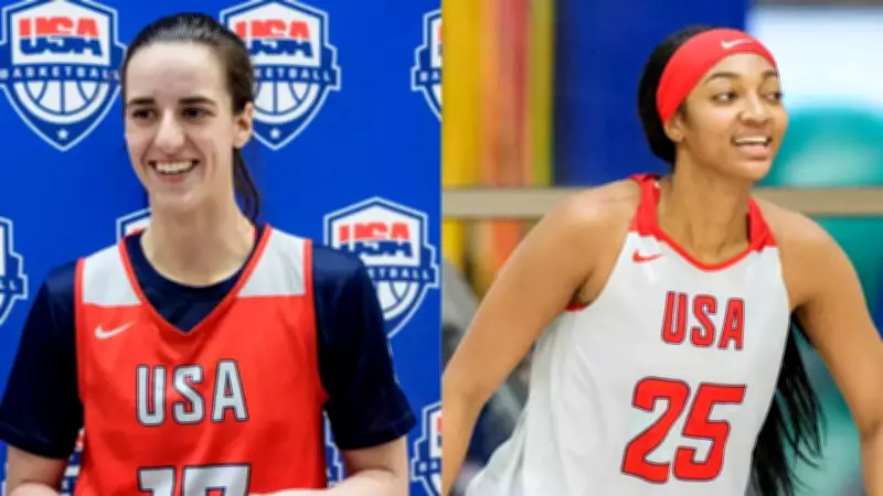 Caitlin Clark-Angel Reese Sideline Moment Sparks Debate After USA's Dominant World Cup Qualifier Win